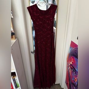Jody California Long red dress, size S